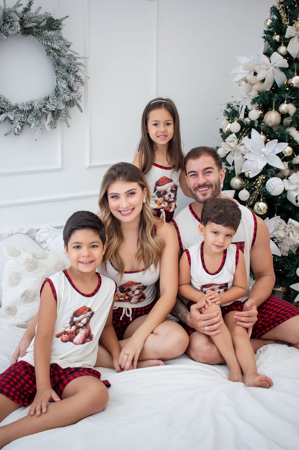 Pijama Infantil menino manga cavada suede premium - Imagem 3