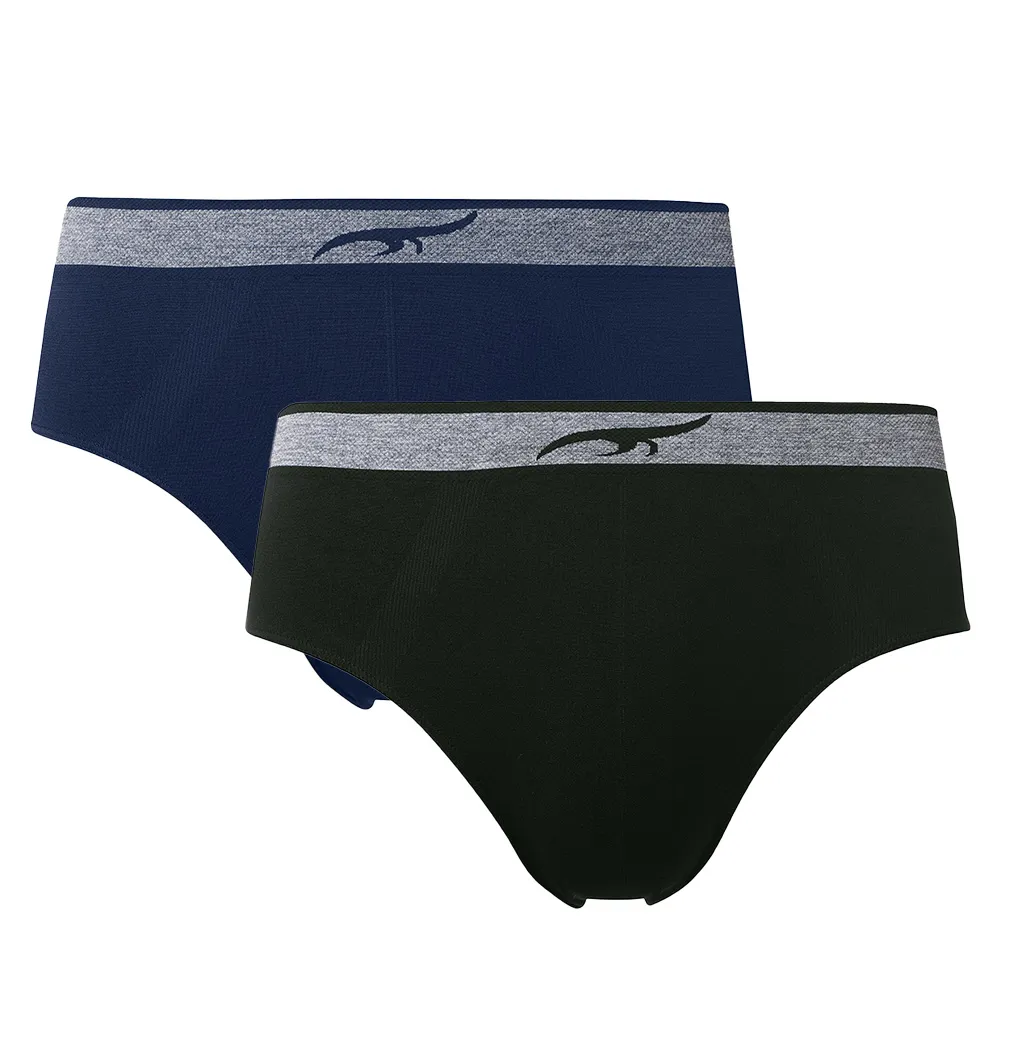 Cueca Slip sem costura em microfibra