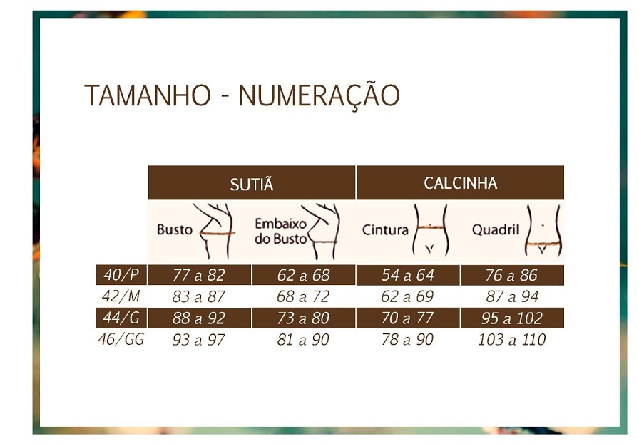 Cj estilo top com bojo Calcinha em renda - Imagem 9